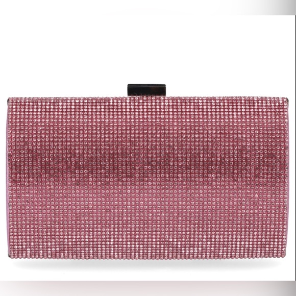 INC International Concepts Handbags - INC INTERNATIONAL CONCEPTS Ranndi Sparkle Clutch Pink